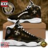 NFL New Orleans Saints New Design Air Jordan 13 Running Sneakers Shoes For Fans 2 New Orleans Saints NFL Air Jordan 13 Shoes For Fans