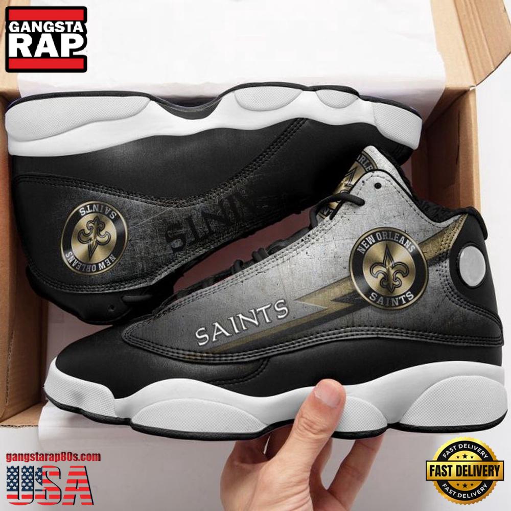 New Orleans Saints NFL Air Jordan 13 Shoes