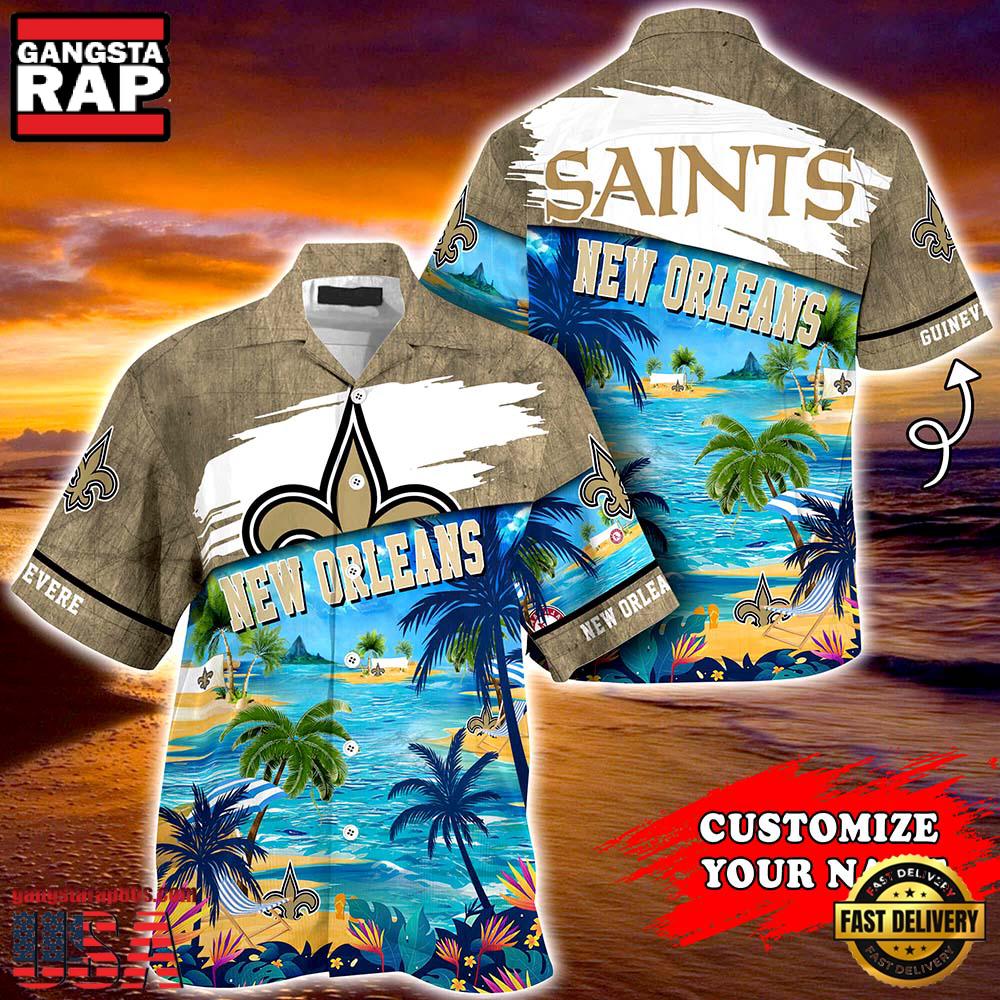 New Orleans Saints NFL Personalized Hawaiian Shirt