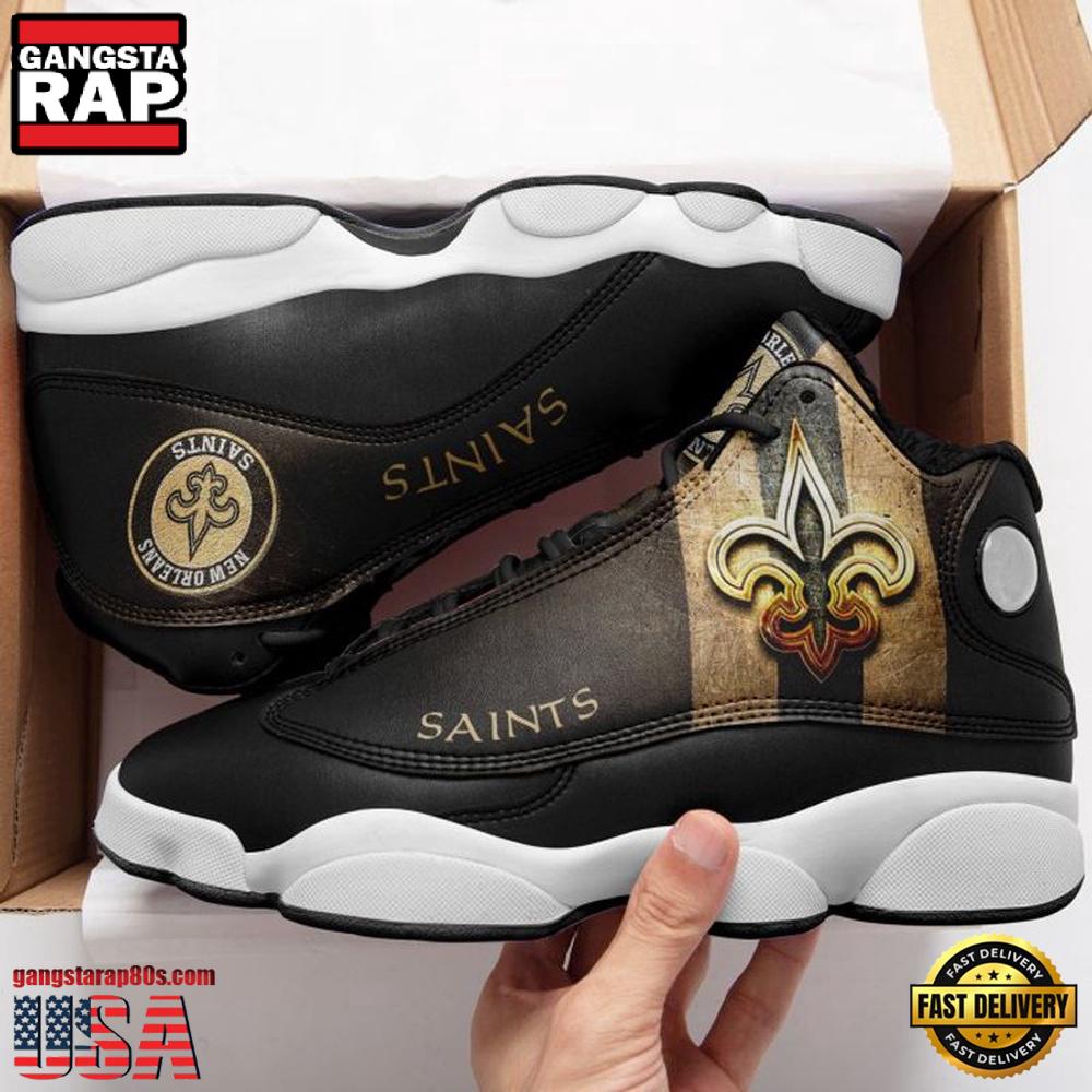 New Orleans Saints Sport NFL Air Jordan 13 Shoes