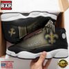 NFL New Orleans Saints Team New Design Air Jordan 13 Running Sneakers Shoes 2 New Orleans Saints Team NFL Air Jordan 13 Shoes