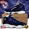 NFL New York Gaints New Design Air Jordan 13 Running Sneakers Shoes For Fans 2 New York Gaints NFL Air Jordan 13 Shoes For Fans