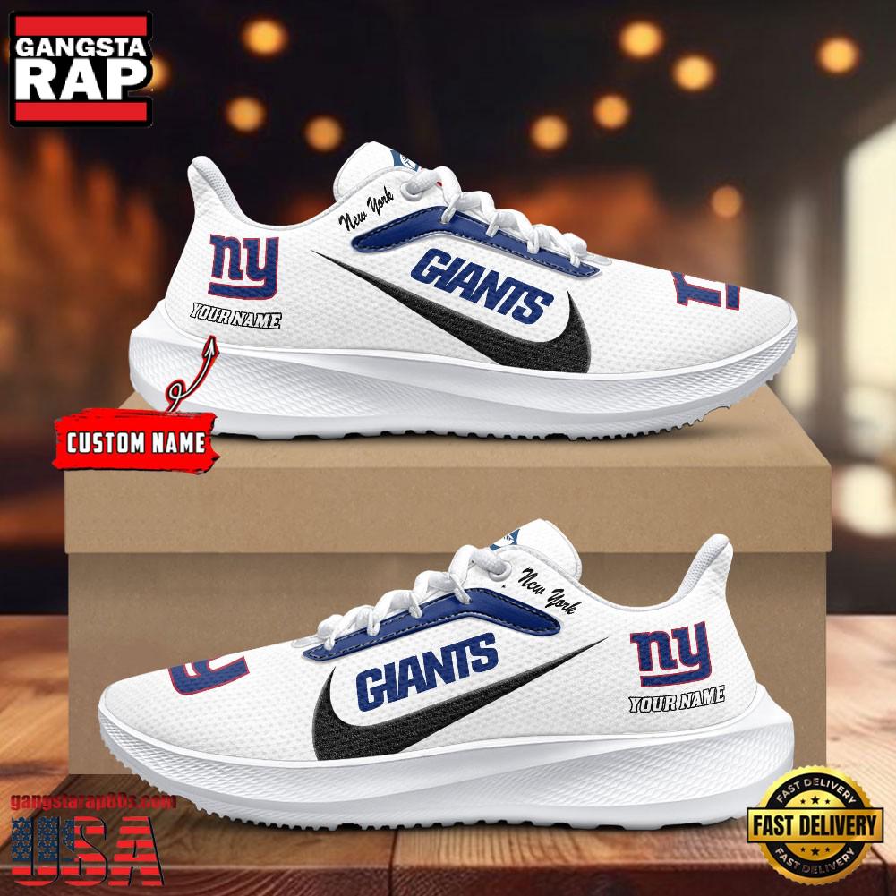 New York Giants Running Shoes Custom Your Name
