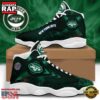 NFL New York Jets New Design Air Jordan 13 Running Sneakers Shoes For Fans 3 New York Jets NFL Air Jordan 13 Shoes For Fans