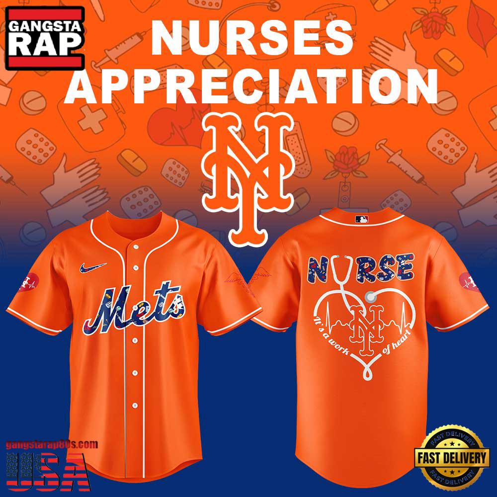 New York Mets NURSES NIGHT 2025 3D PrintBaseball Jersey Shirt New York Mets NURSES NIGHT 2025 3D PrintBaseball Jersey Shirt