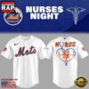 New York Mets NURSES NIGHT Limited Edition Baseball Jersey