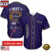 NFL Baltimore Ravens Best Dad Ever Baseball Jersey