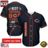 NFL Chicago Bears Best Dad Ever Baseball Jersey