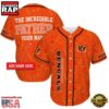 NFL Cincinnati Bengals The Increadible Father Baseball Jersey