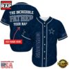 NFL Custom Name Dallas Cowboys The Increadible Father New Design Baseball Jersey Shirt 4 NFL Dallas Cowboys The Increadible Father Baseball Jersey