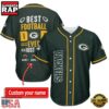 NFL Custom Name Green Bay Packers Best Dad Ever New Design Baseball Jersey Shirt 5 NFL Green Bay Packers Best Dad Ever Baseball Jersey