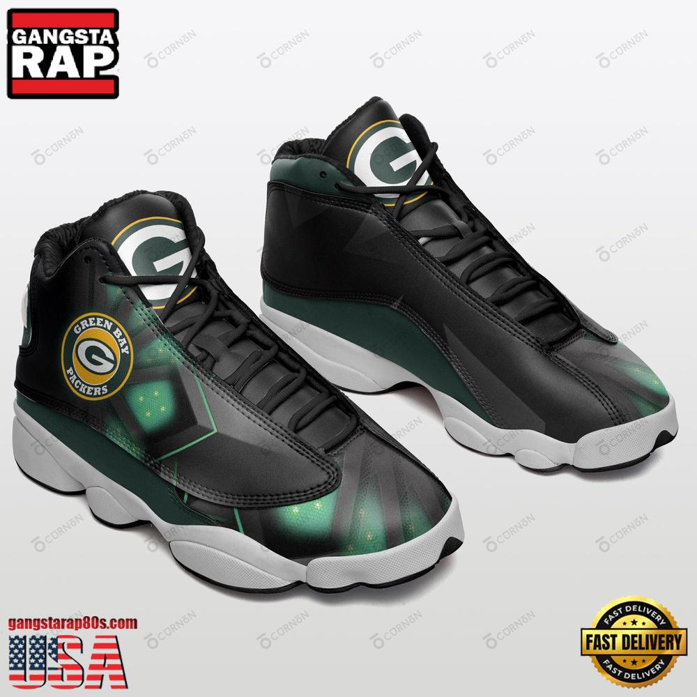 NFL Green Bay Packers Football Air Jordan 13 Shoes