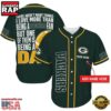 NFL Green Bay Packers I Love Being A Dad Father's Day Baseball Jersey