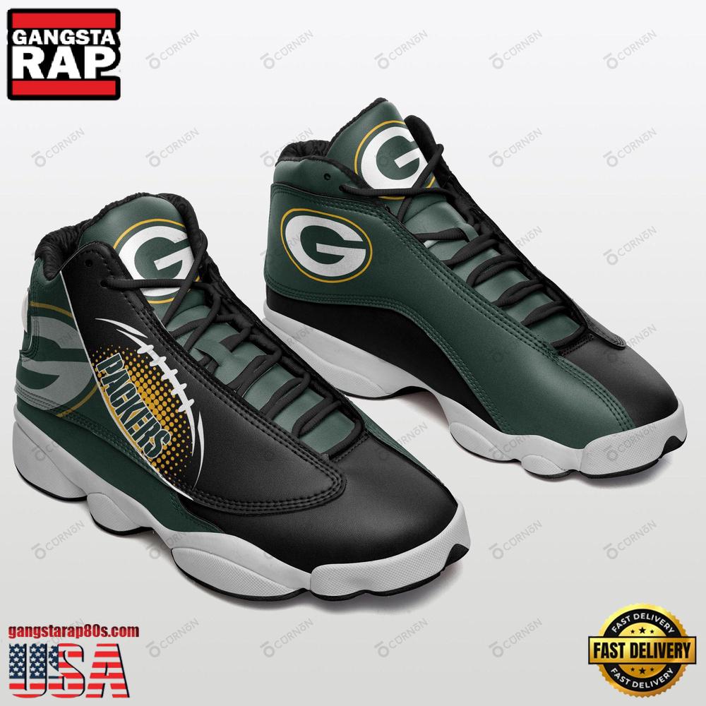 NFL Green Bay Packers Team Air Jordan 13 Shoes