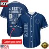 NFL Custom Name Indianapolis Colts Best Dad Ever New Design Baseball Jersey Shirt 5 NFL Indianapolis Colts Best Dad Ever Baseball Jersey