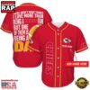 NFL Custom Name Kansas City Chiefs I Love Being A Dad Father's Day New Design Baseball Jersey Shirt 4 NFL Kansas City Chiefs I Love Being A Dad Father's Day Baseball Jersey