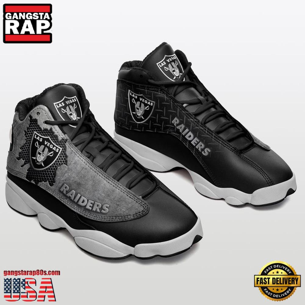NFL Las Vegas Raiders Air Jordan 13 Shoes