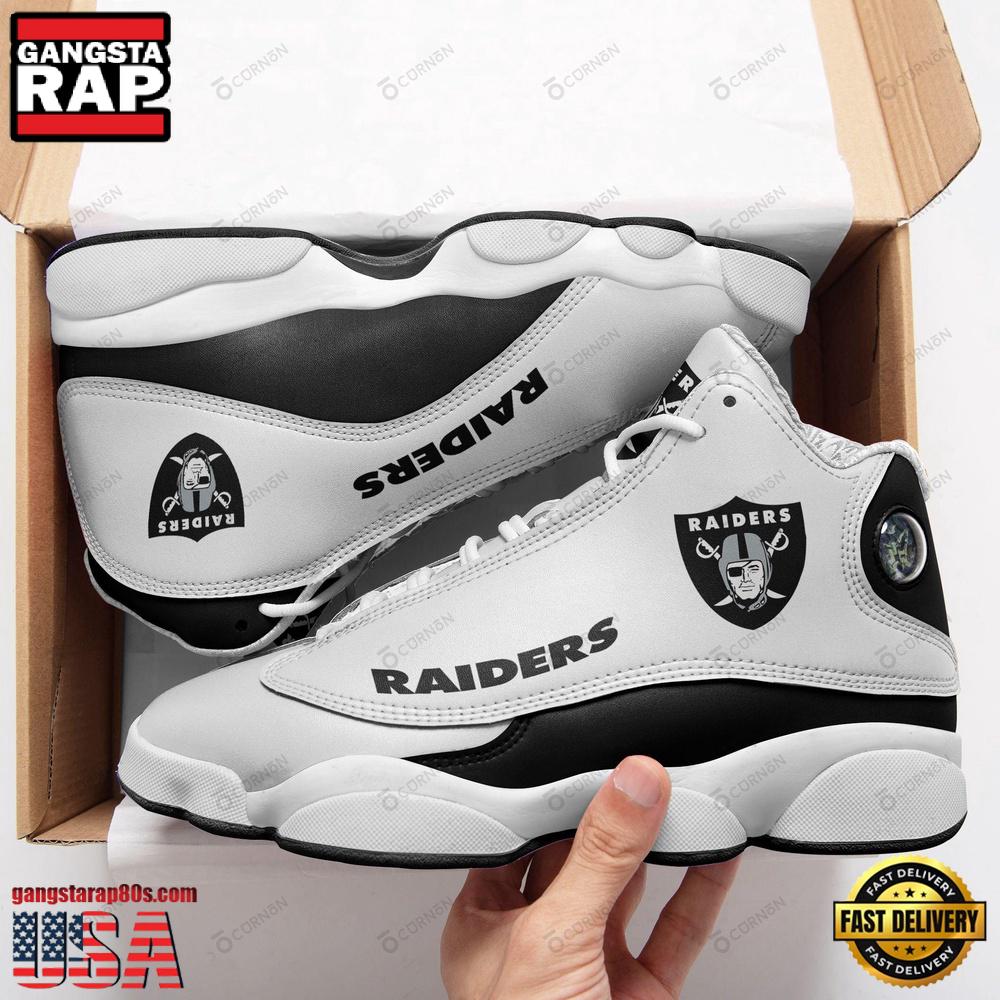 NFL Las Vegas Raiders Sport Air Jordan 13 Shoes