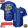 NFL Custom Name Los Angeles Rams Best Dad Ever New Design Baseball Jersey Shirt 4 NFL Los Angeles Rams Best Dad Ever Baseball Jersey
