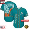NFL Custom Name Miami Dolphins I Love Being A Dad Father's Day New Design Baseball Jersey Shirt 5 NFL Miami Dolphins I Love Being A Dad Father's Day Baseball Jersey