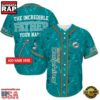 NFL Miami Dolphins The Increadible Father Baseball Jersey