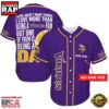 NFL Minnesota Vikings I Love Being A Dad Father's Day Baseball Jersey