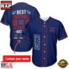 NFL New York Giants Best Dad Ever Baseball Jersey