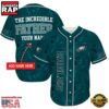 NFL Custom Name Philadelphia Eagles The Increadible Father New Design Baseball Jersey Shirt 4 NFL Philadelphia Eagles The Increadible Father Baseball Jersey