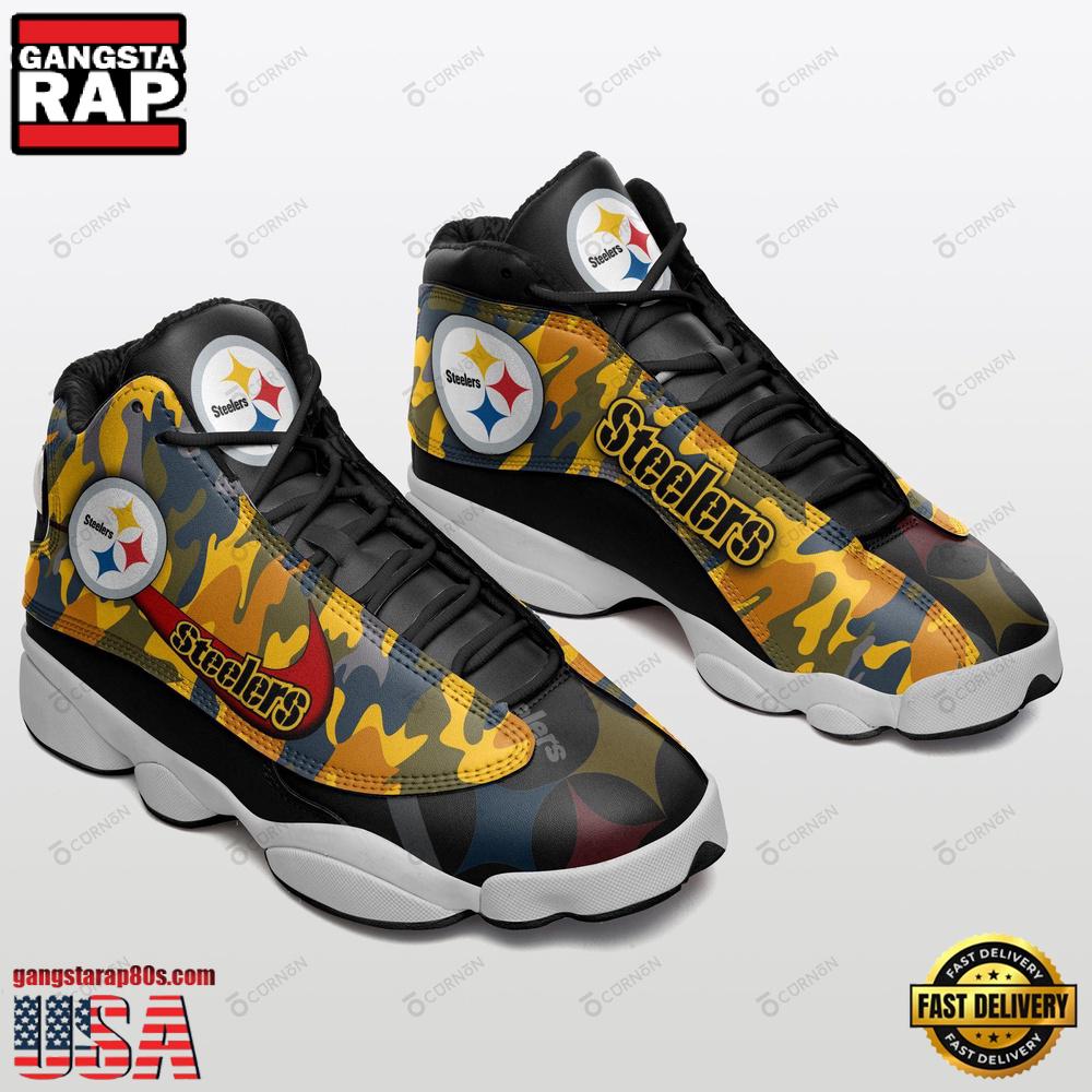 NFL PITTSBURGH STEELERS Air Jordan 13 Shoes Gift For Fans