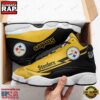 NFL Pittsburgh Steelers BLACK JD 13 Sneakers Shoes 2 NFL Pittsburgh Steelers BLACK JD 13 Sneakers Shoes