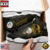 NFL Pittsburgh Steelers Football Sport New Design Air Jordan 13 Running Sneakers Shoes 3 NFL Pittsburgh Steelers Football Sport Air Jordan 13 Shoes