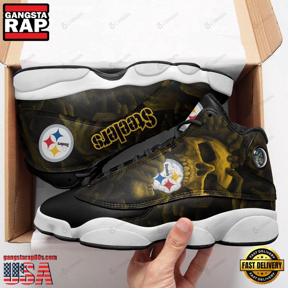 NFL Pittsburgh Steelers Football Sport Air Jordan 13 Shoes