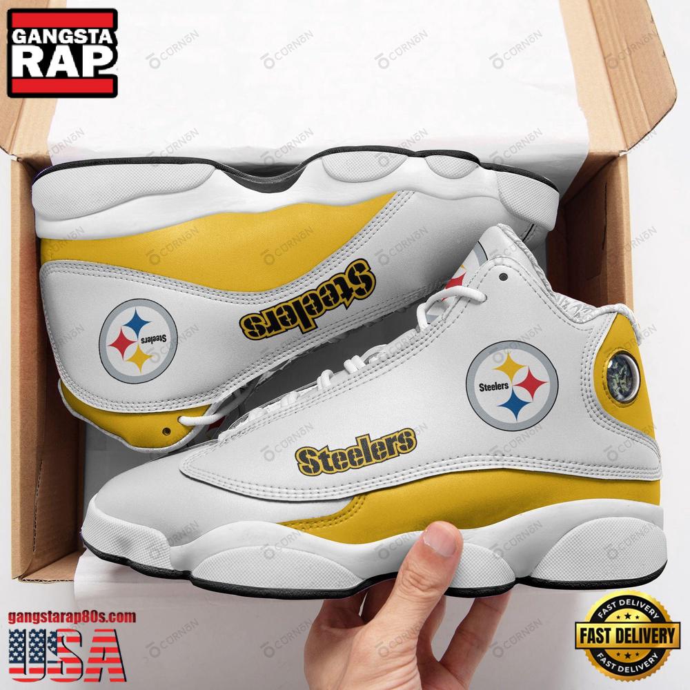 NFL Pittsburgh Steelers Football Team Sport Air Jordan 13 Shoes