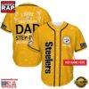 NFL Custom Name Pittsburgh Steelers I Have Two Titles Father's Day New Design Baseball Jersey Shirt 4 NFL Pittsburgh Steelers I Have Two Titles Father's Day Baseball Jersey