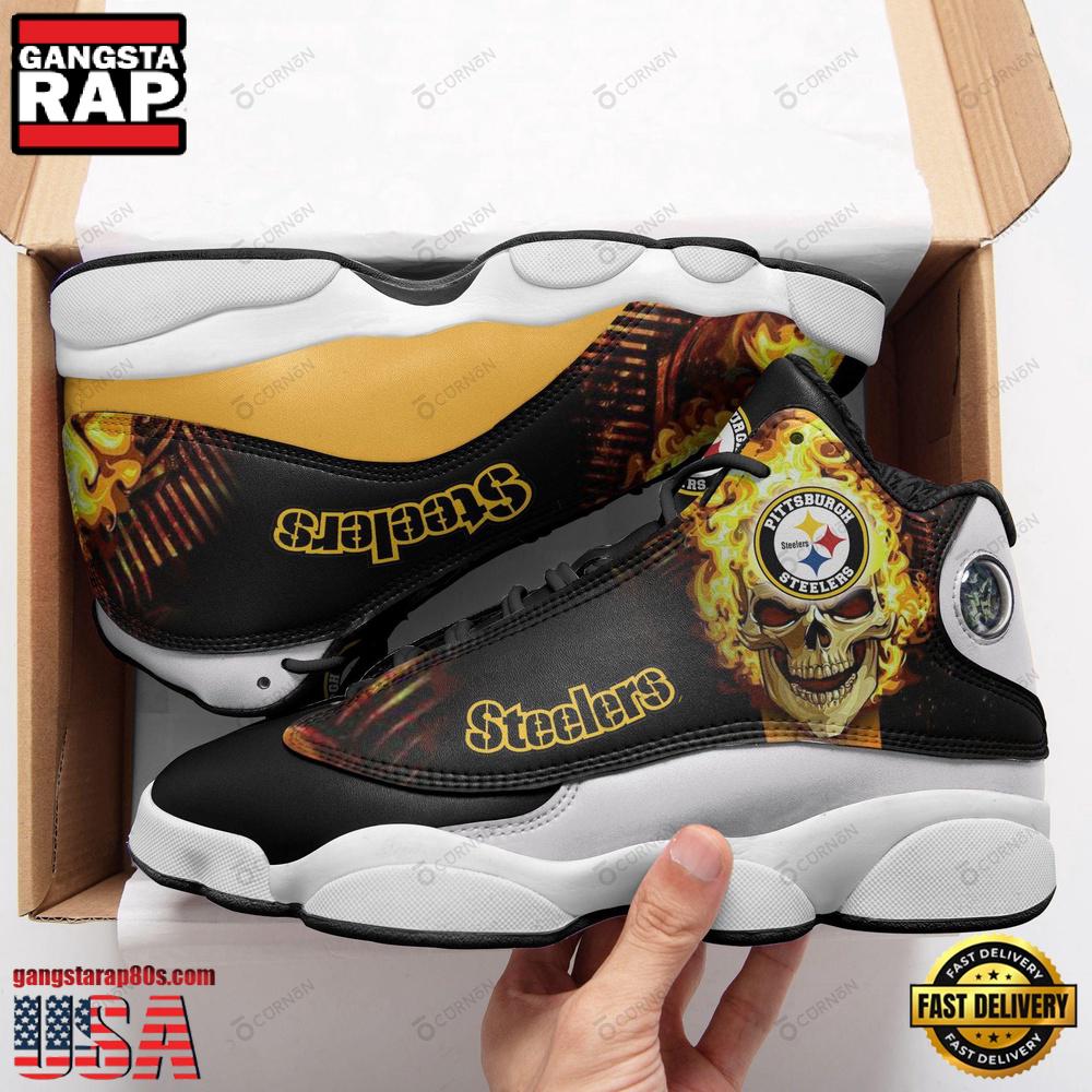 NFL Pittsburgh Steelers Sport Team Air Jordan 13 Shoes