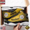 NFL Pittsburgh Steelers Team Sport New Design Air Jordan 13 Running Sneakers Shoes 2 NFL Pittsburgh Steelers Team Sport Air Jordan 13 Shoes