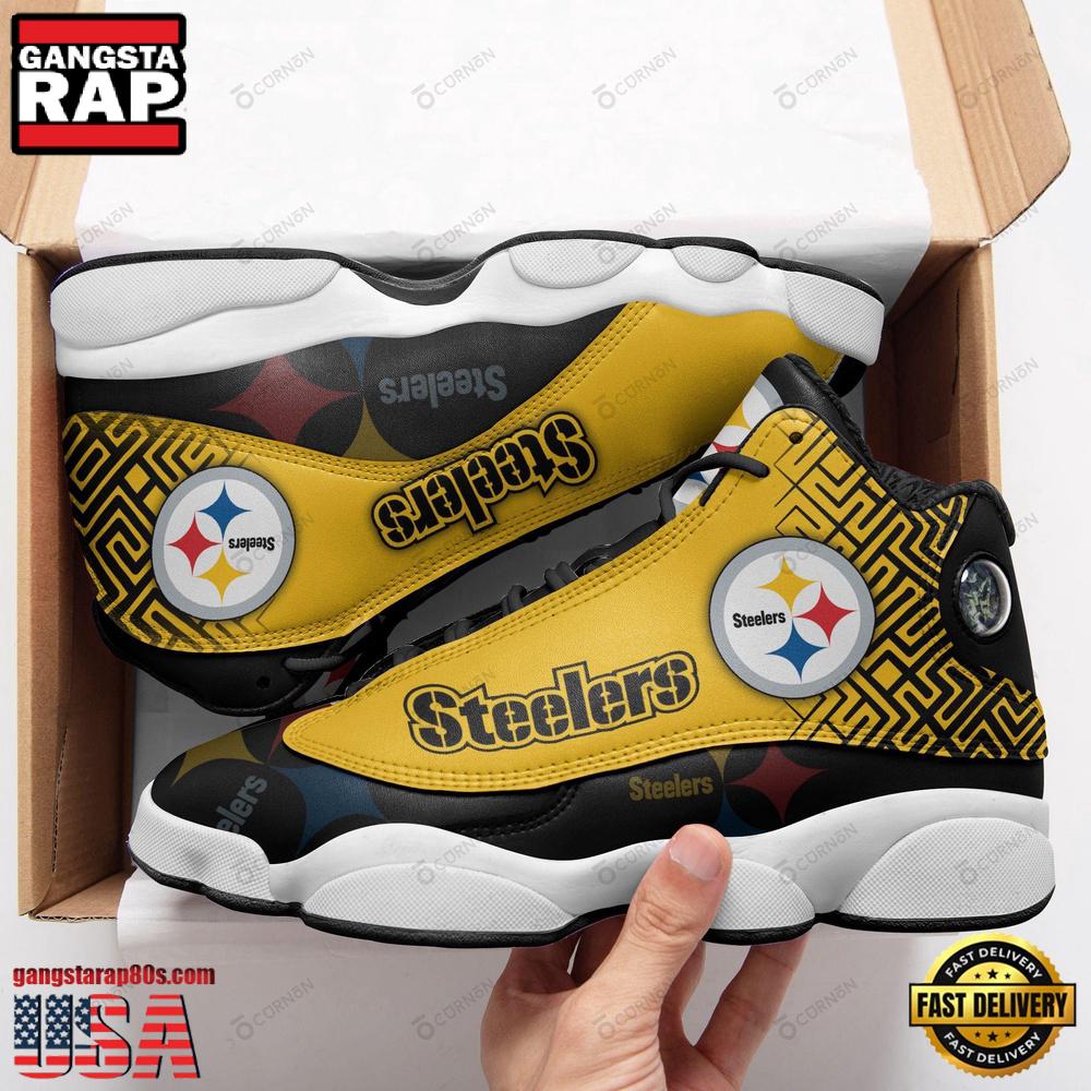 NFL Pittsburgh Steelers Team Sport Air Jordan 13 Shoes