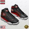 NFL San Francisco 49ers New Design Air Jordan 13 Running Sneakers Shoes 3 NFL San Francisco 49ers Air Jordan 13 Shoes