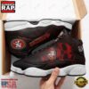 NFL San Francisco 49ers Sport New Design Air Jordan 13 Running Sneakers Shoes 3 NFL San Francisco 49ers Sport Air Jordan 13 Shoes