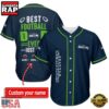 NFL Custom Name Seattle Seahawks Best Dad Ever New Design Baseball Jersey Shirt 4 NFL Seattle Seahawks Best Dad Ever Baseball Jersey