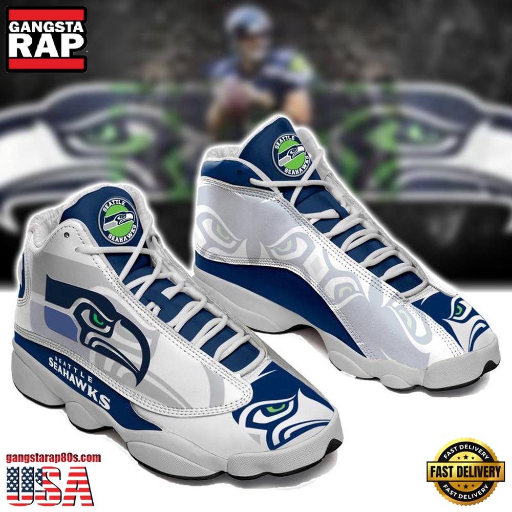 NFL Seattle Seahawks Football Air Jordan 13 Shoes
