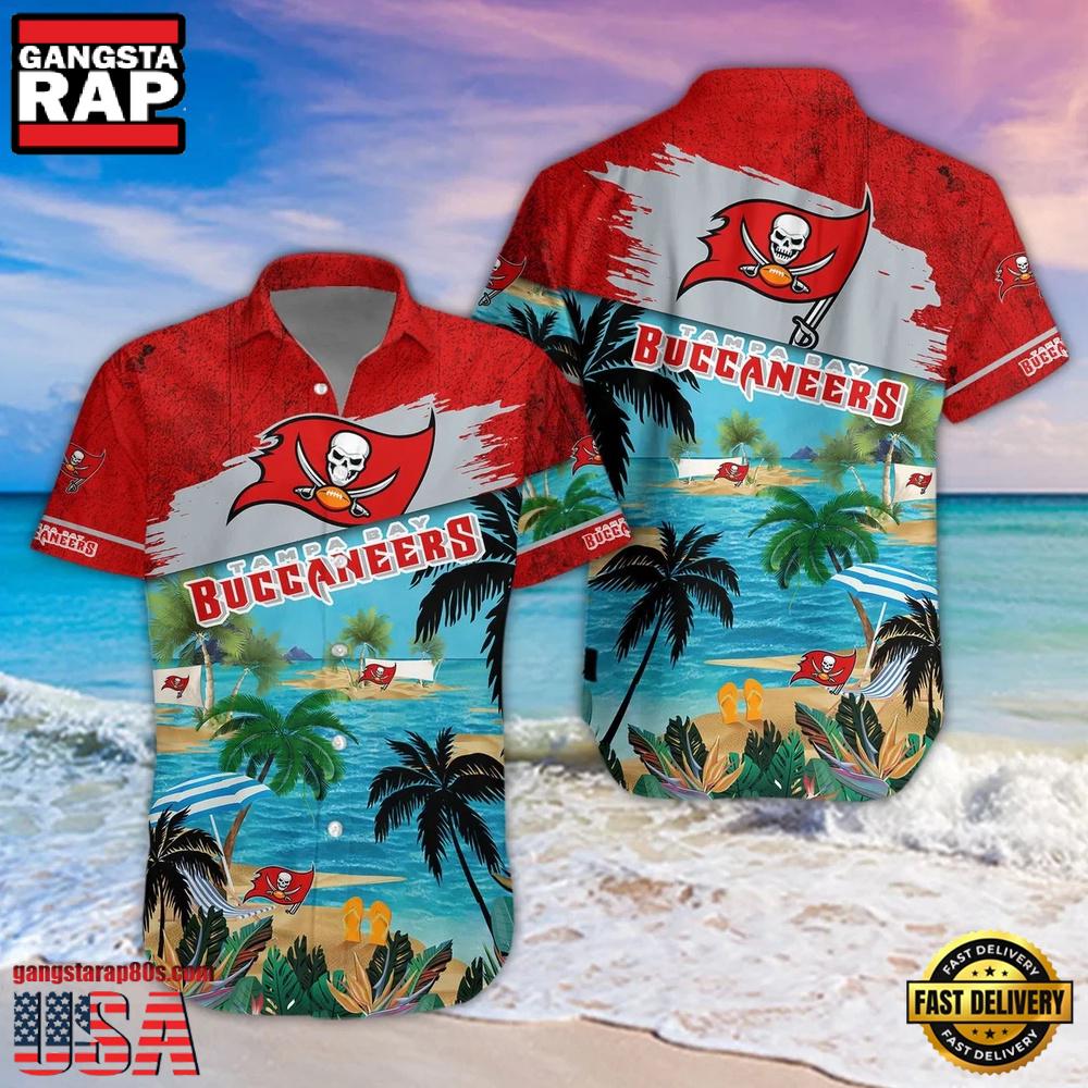 NFL Tampa Bay Buccaneers Hot Summer Aloha Hawaiian Shirt NFL Tampa Bay Buccaneers Hot Summer Aloha Hawaiian Shirt