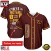 NFL Custom Name Washington Commanders Best Dad Ever New Design Baseball Jersey Shirt 4 NFL Washington Commanders Best Dad Ever Baseball Jersey