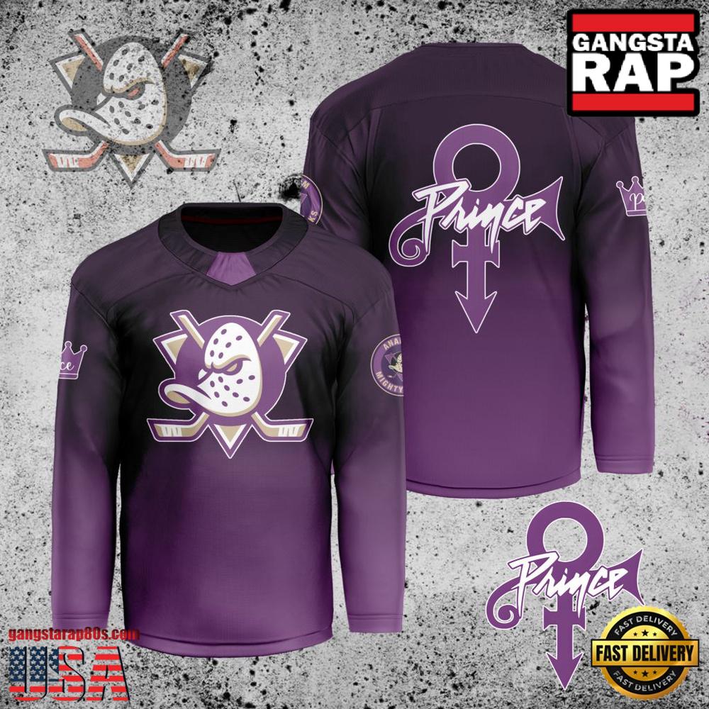 NHL Anaheim Ducks Prince New Custom Hockey Jersey