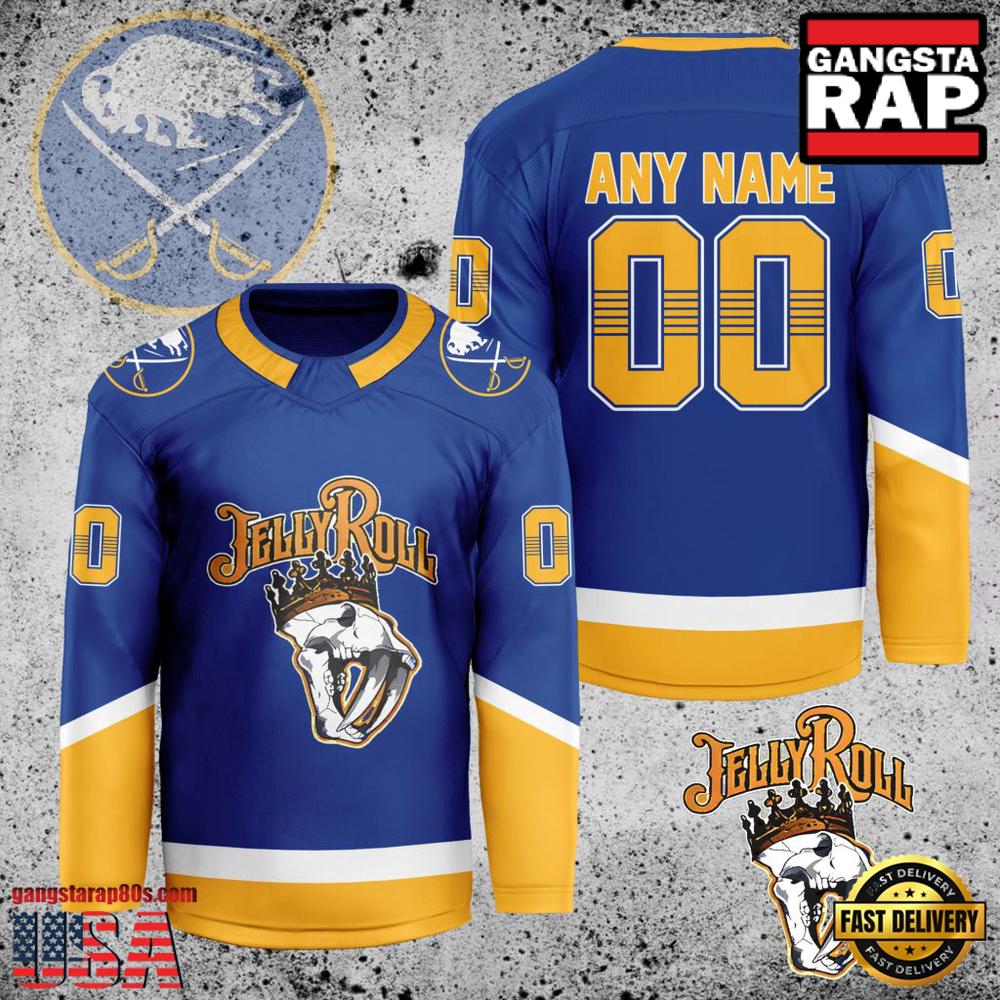 NHL Buffalo Sabres Jelly Roll New Custom Hockey Jersey