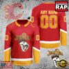 NHL Calgary Flames Jelly Roll New Custom Hockey Jersey