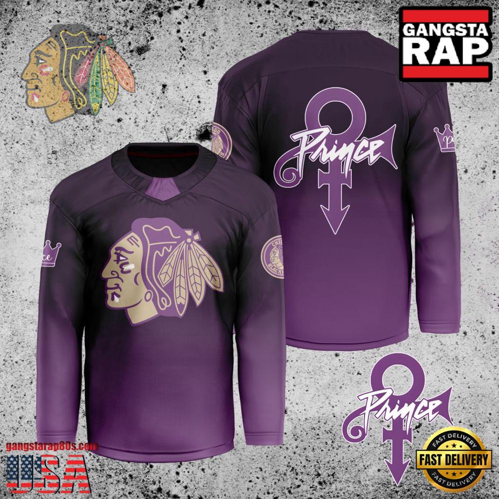 NHL Chicago Blackhawks Prince New Custom Hockey Jersey
