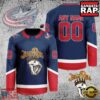 NHL Columbus Blue Jackets Jelly Roll New Custom Hockey Jersey