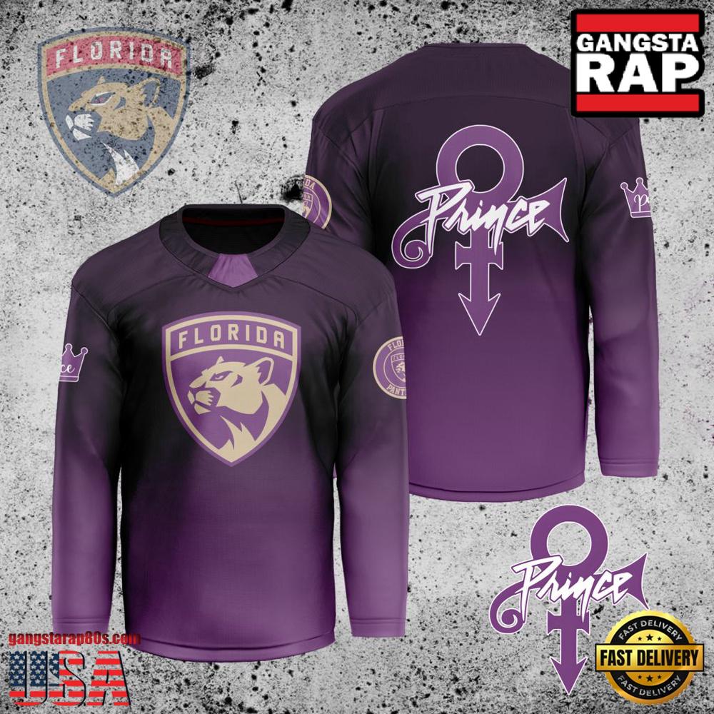 NHL Florida Panthers Prince New Custom Hockey Jersey