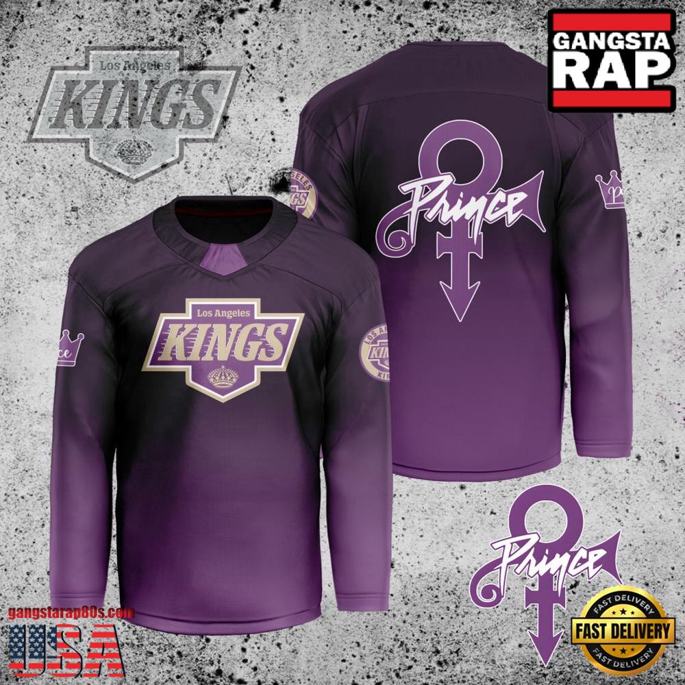 NHL Los Angeles Kings Prince New Custom Hockey Jersey